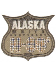 Motif brodé Alaska